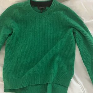 Rag and Bone green sweater.